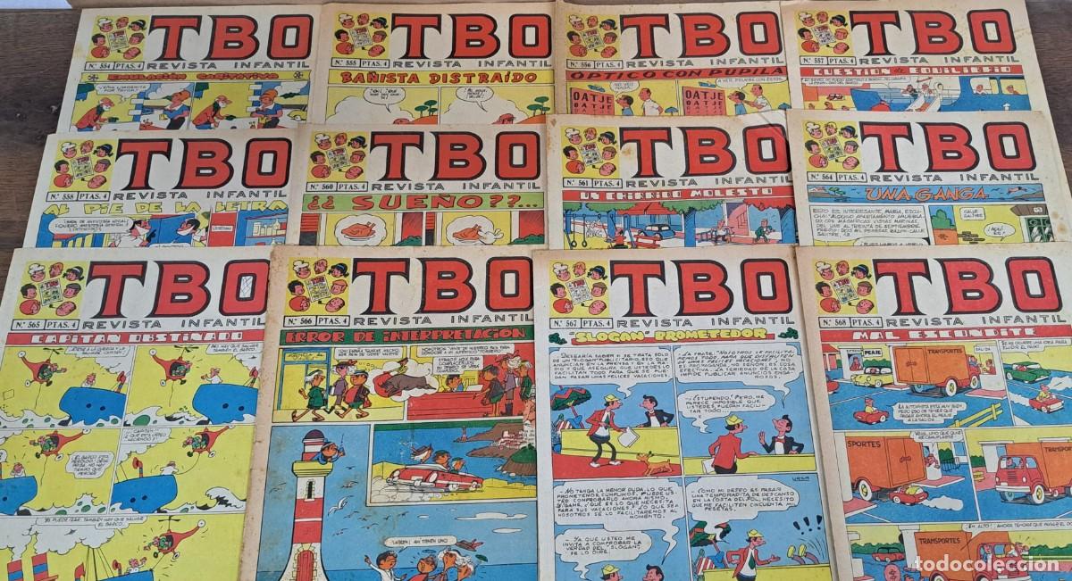 Tebeos: Lote de 47 n&uacute;meros de TBO del 500 al 599 - Foto 3