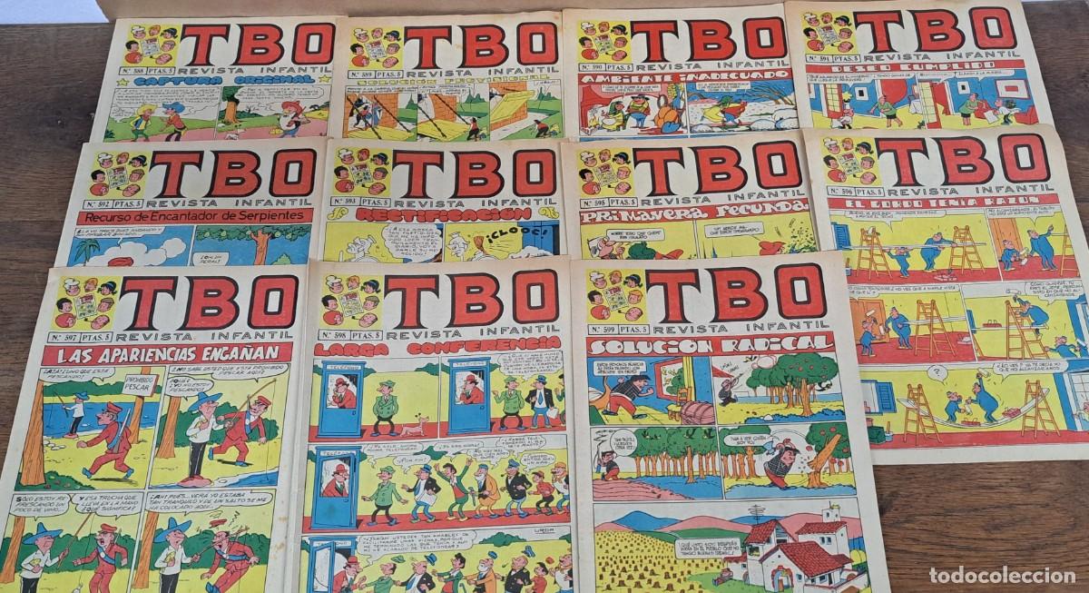 Tebeos: Lote de 47 n&uacute;meros de TBO del 500 al 599 - Foto 5