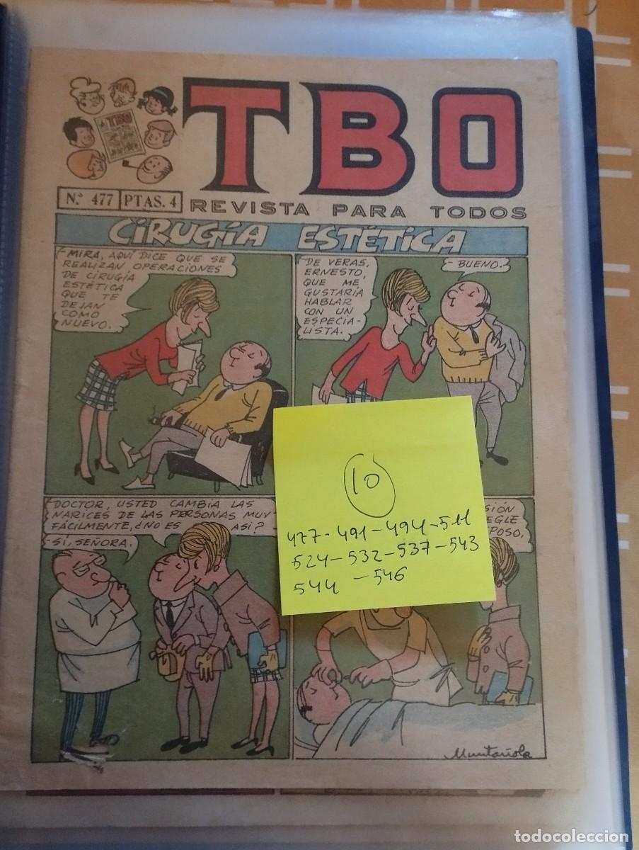 Tebeos: LOTE 10 EJEMPLARES DE TBO - Foto 2