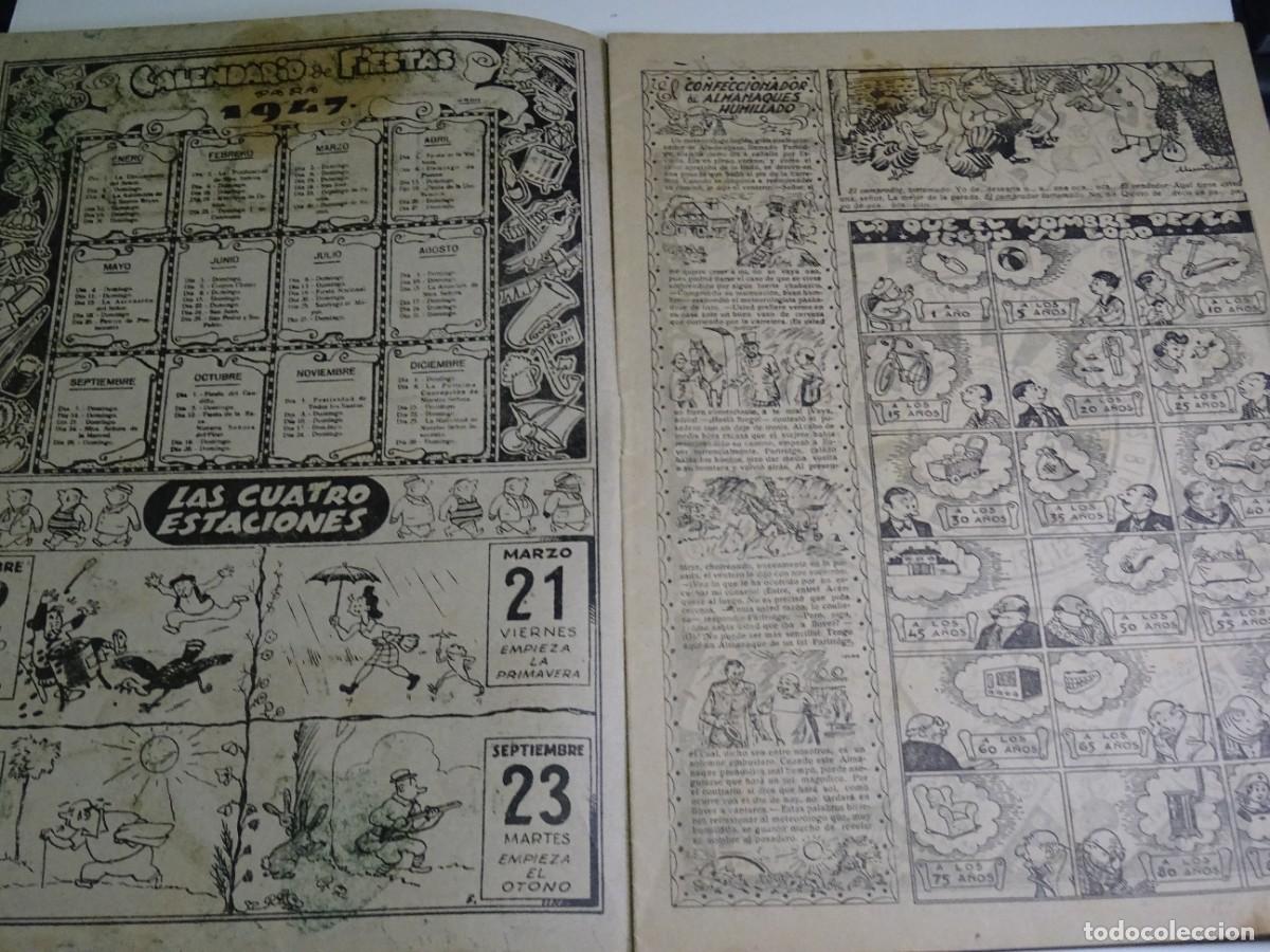 Tebeos: (M7) ALMANAQUE TBO 1947 - ORIGINAL - Foto 2
