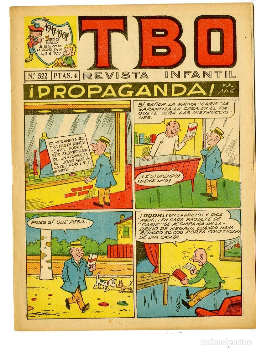 Tebeos: TBO n.522 - A&ntilde;o LI/1967 (B36) - Foto 1