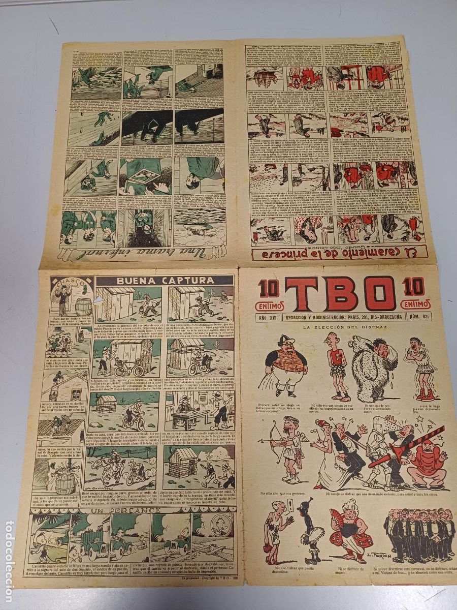 Tebeos: TBO. A&Ntilde;O XVII. N&Uacute;MERO 821. BUIGAS. - Foto 1