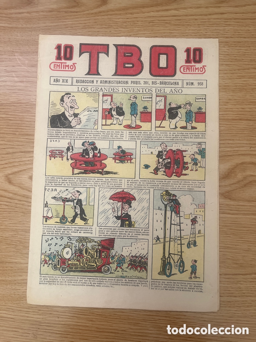 Tebeos: TBO 1&ordf; &Eacute;POCA, N&Uacute;MERO 958, (EDICIONES TBO) - Foto 1
