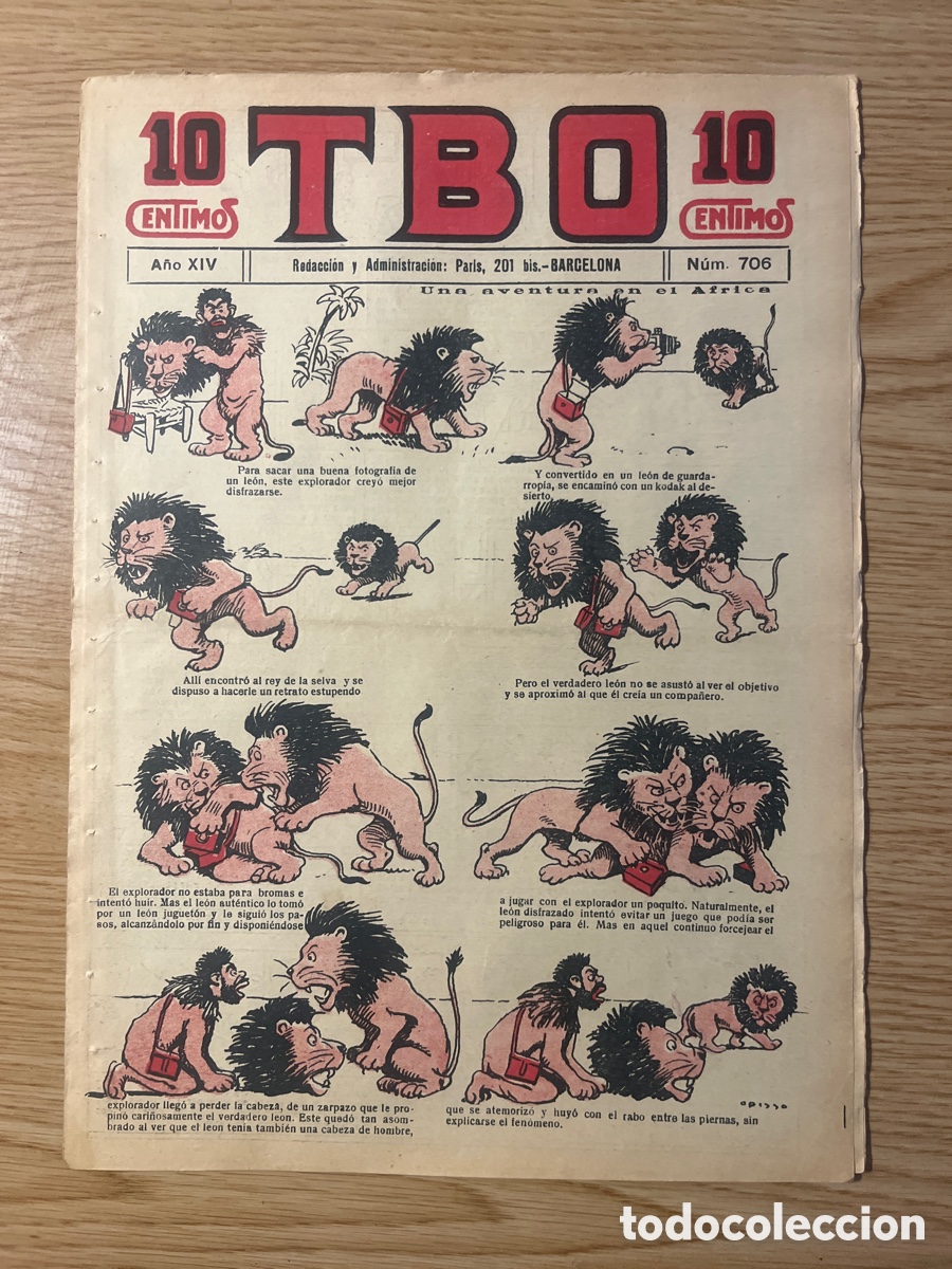 Tebeos: TBO 1&ordf; &Eacute;POCA, N&Uacute;MERO 706, (EDICIONES TBO) - Foto 1