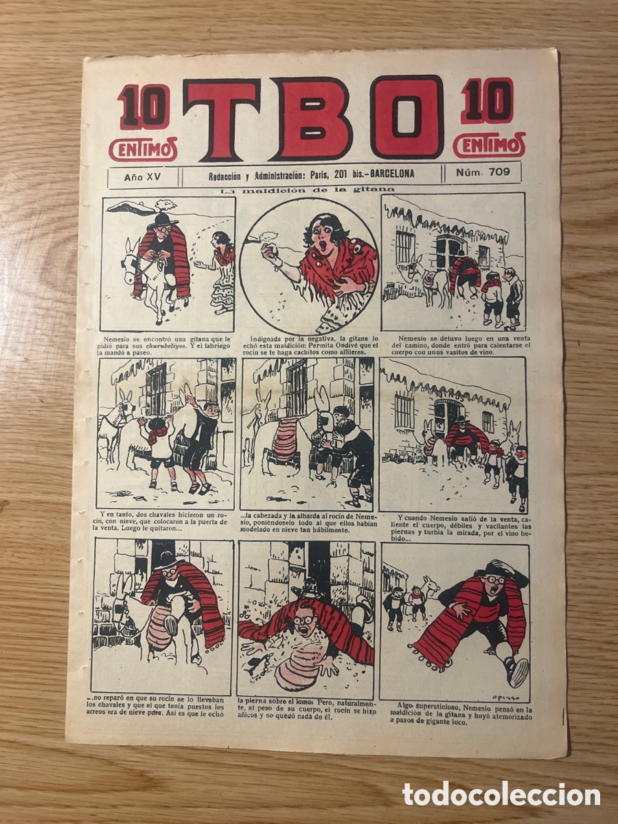 Tebeos: TBO 1&ordf; &Eacute;POCA, N&Uacute;MERO 709, (EDICIONES TBO) - Foto 1