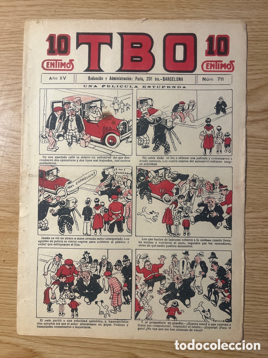 Tebeos: TBO 1&ordf; &Eacute;POCA, N&Uacute;MERO 711, (EDICIONES TBO) - Foto 1