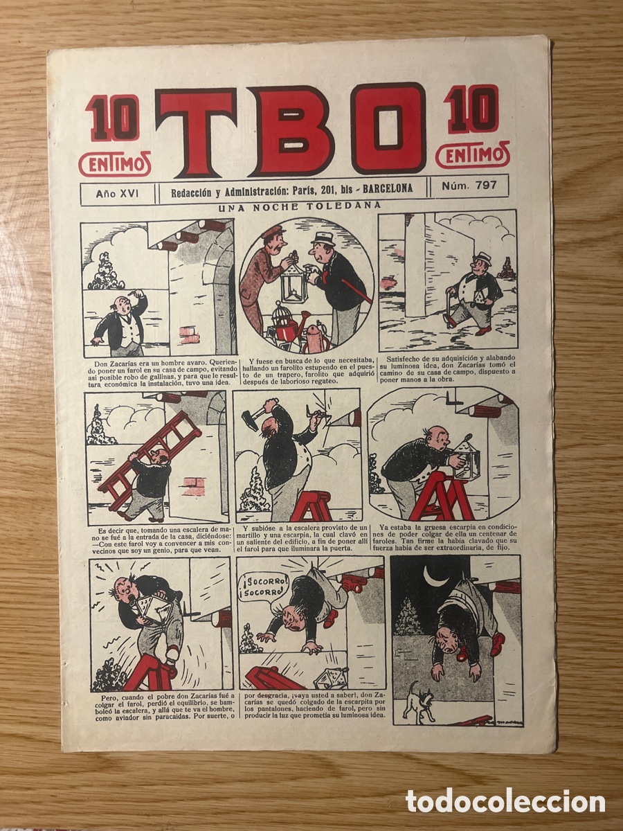 Tebeos: TBO 1&ordf; &Eacute;POCA, N&Uacute;MERO 797, (EDICIONES TBO) - Foto 1