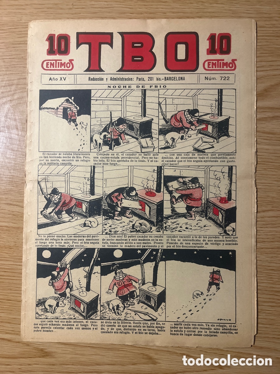 Tebeos: TBO 1&ordf; &Eacute;POCA, N&Uacute;MERO 722, (EDICIONES TBO) - Foto 1