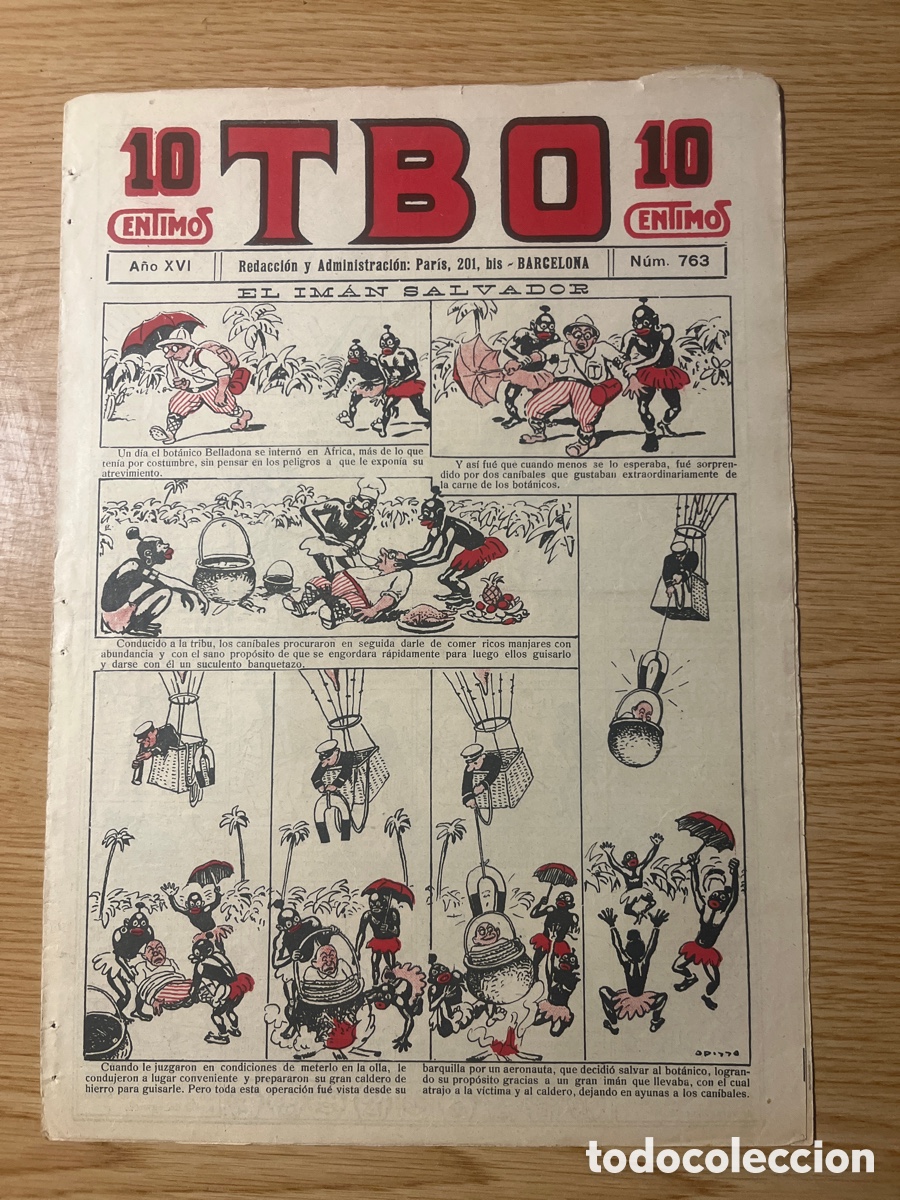 Tebeos: TBO 1&ordf; &Eacute;POCA, N&Uacute;MERO 763, (EDICIONES TBO) - Foto 1