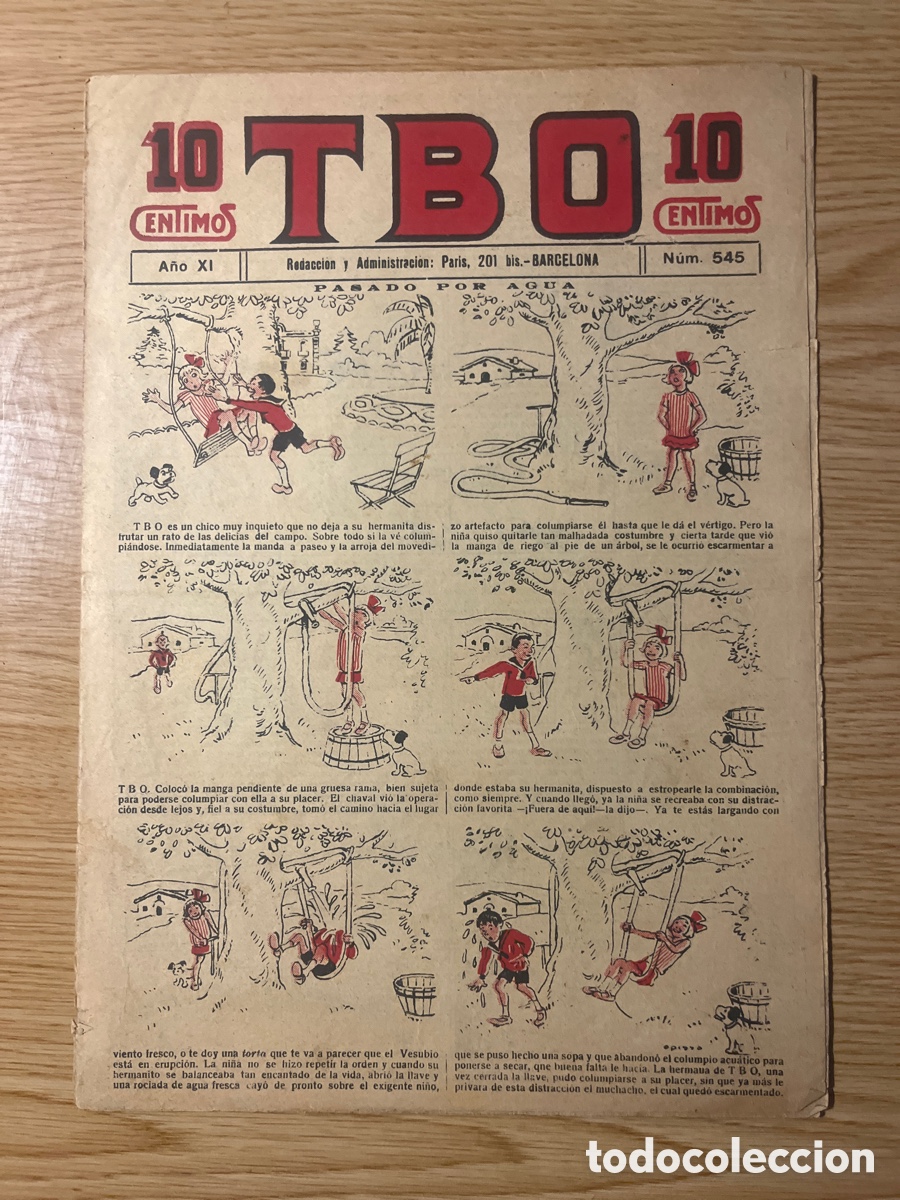 Tebeos: TBO 1&ordf; &Eacute;POCA, N&Uacute;MERO 545, (EDICIONES TBO) - Foto 1