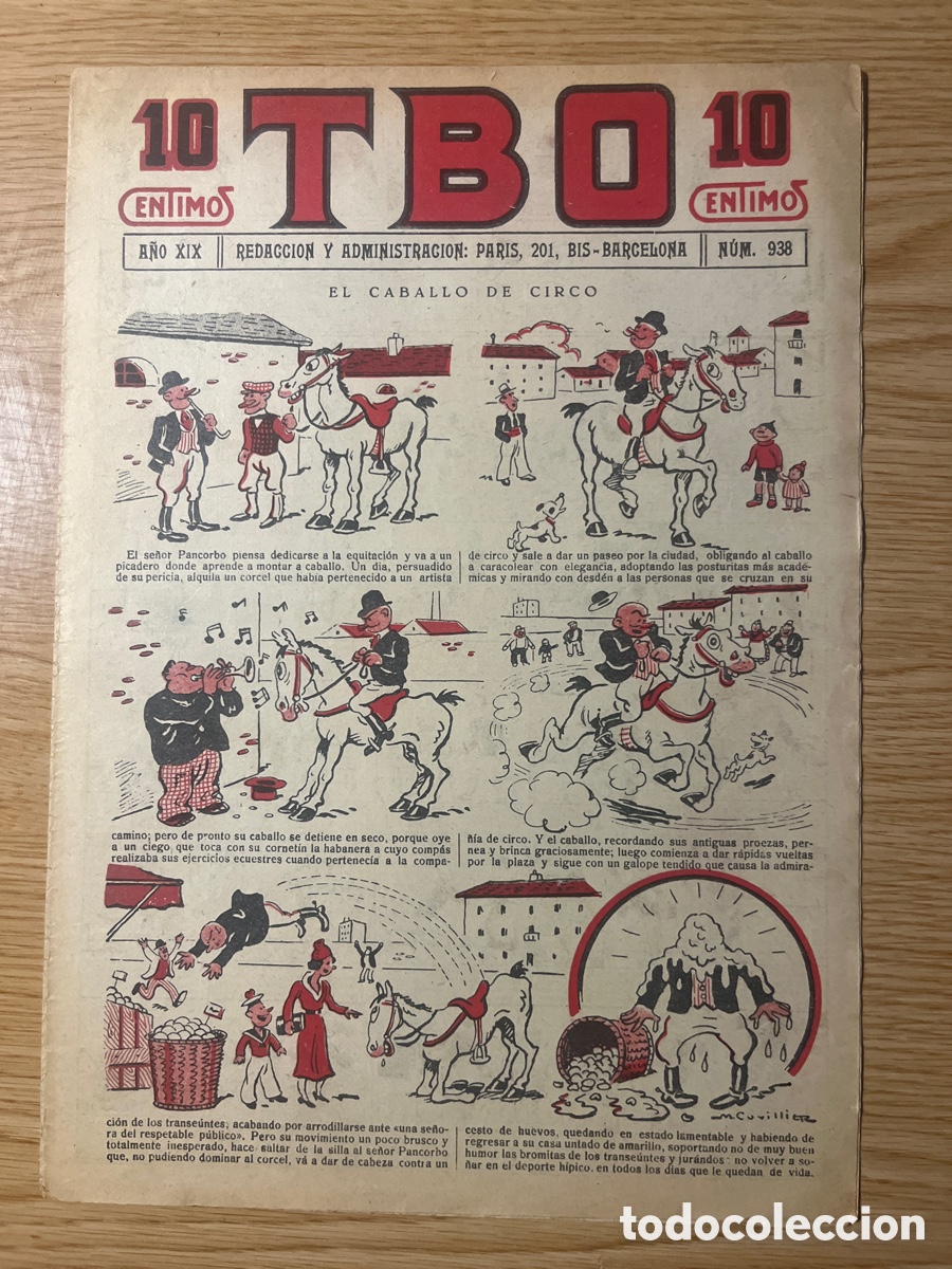 Tebeos: TBO 1&ordf; &Eacute;POCA, N&Uacute;MERO 938, (EDICIONES TBO) - Foto 1