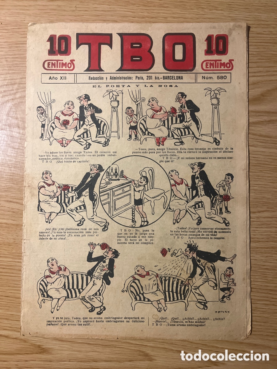 Tebeos: TBO 1&ordf; &Eacute;POCA, N&Uacute;MERO 580, (EDICIONES TBO) - Foto 1