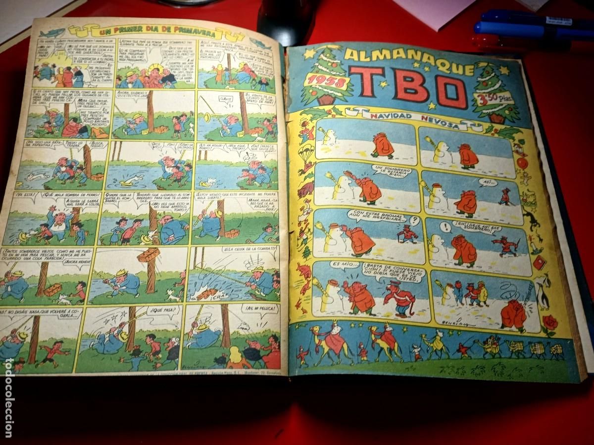 Tebeos: ENCUADERNACION de comics del T.B.O. antiguos - Foto 5