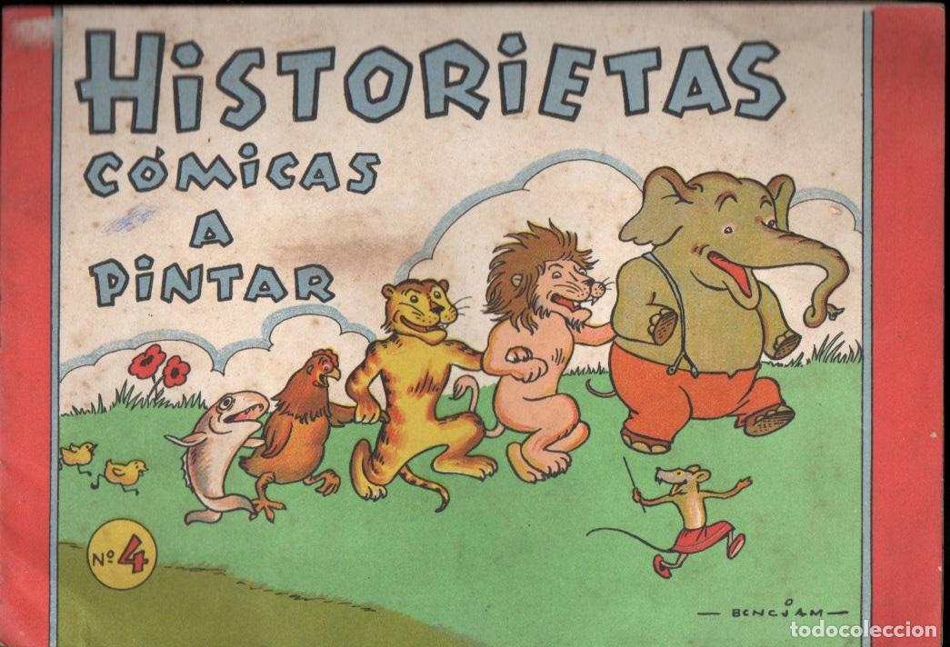 Tebeos: BENEJAM : HISTORIETAS C&Oacute;MICAS PARA PINTAR N&ordm; 4 - Foto 1