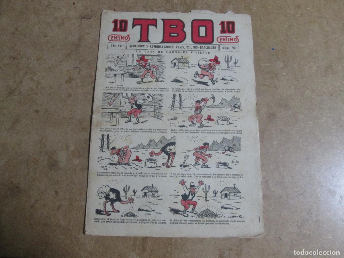 Tebeos: TBO n&ordm; 859, ed. buigas - Foto 1