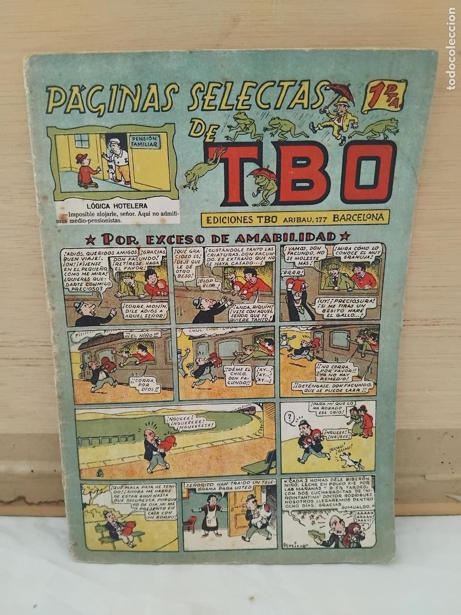 Tebeos: PAGINAS SELECTAS DE TBO. EDITORIAL BUIGAS. - Foto 1