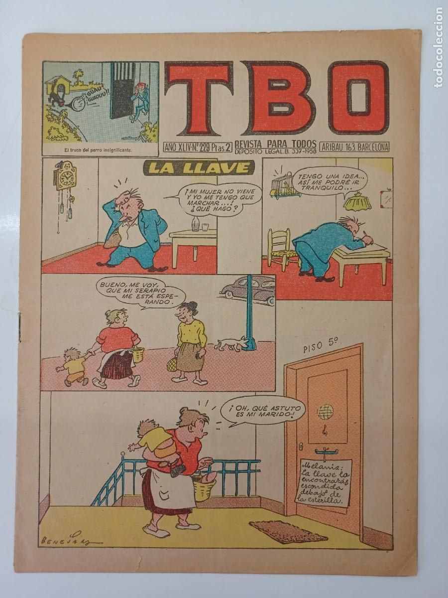 Tebeos: TBO N&ordm; 229 (BUIGAS 1958) - Foto 1