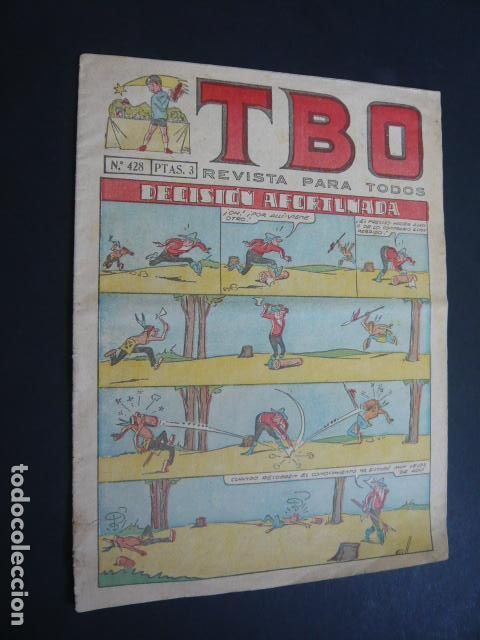 Tebeos: COMIC TBO N&ordm; 428 DE BUIGAS - Foto 1