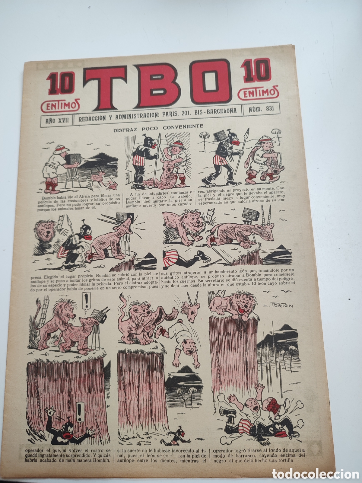 Tebeos: TBO 10 CTS n&uacute;mero 831 - Foto 1