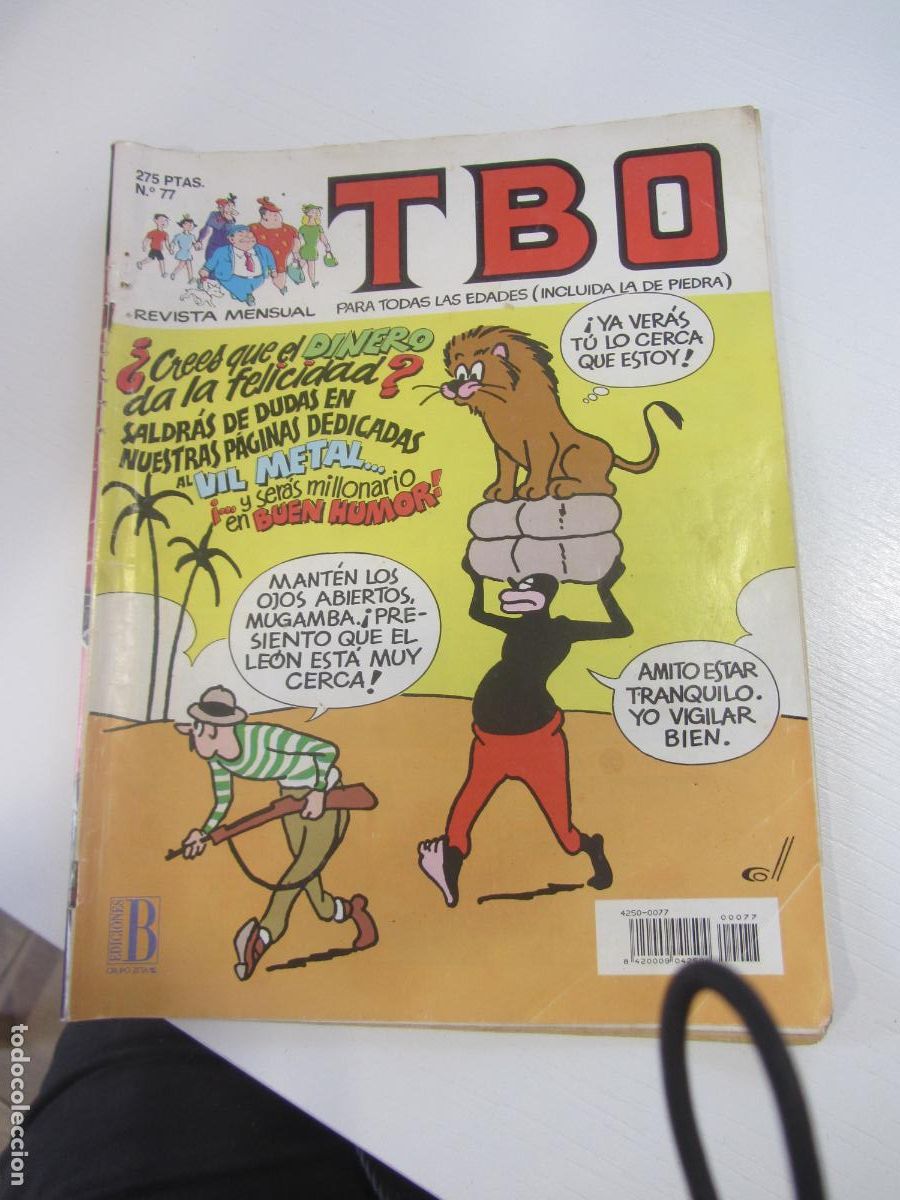 Tebeos: TBO - N&ordm; 77 EDICIONES B ARX112 - Foto 1