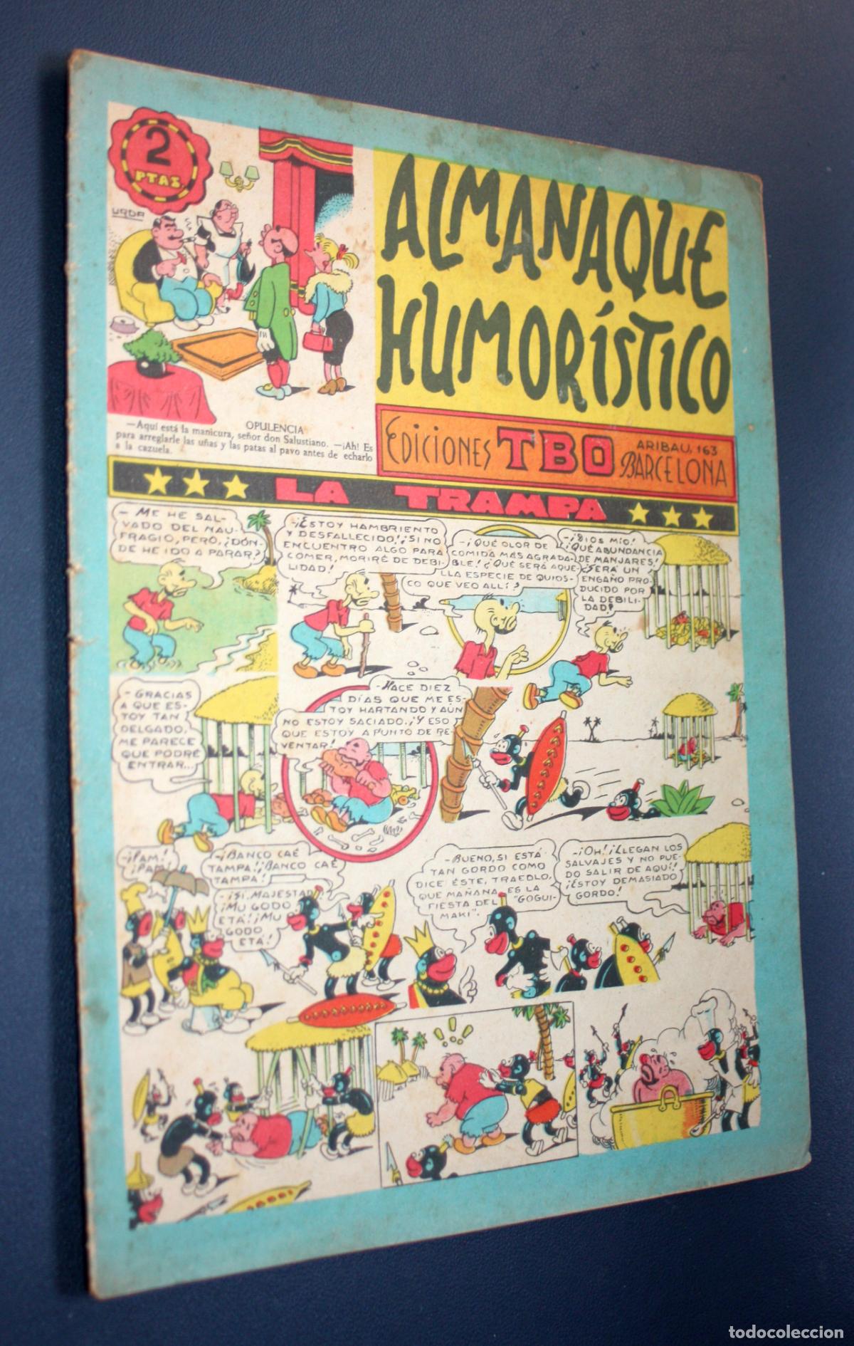 Tebeos: TBO , ALMANAQUE PARA 1954 (DIFICIL) - Foto 1