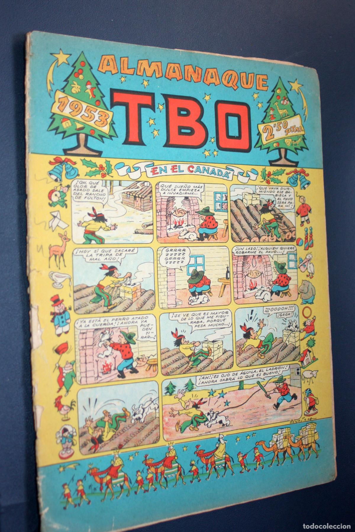 Tebeos: TBO , ALMANAQUE PARA 1953 (DIFICIL) - Foto 1