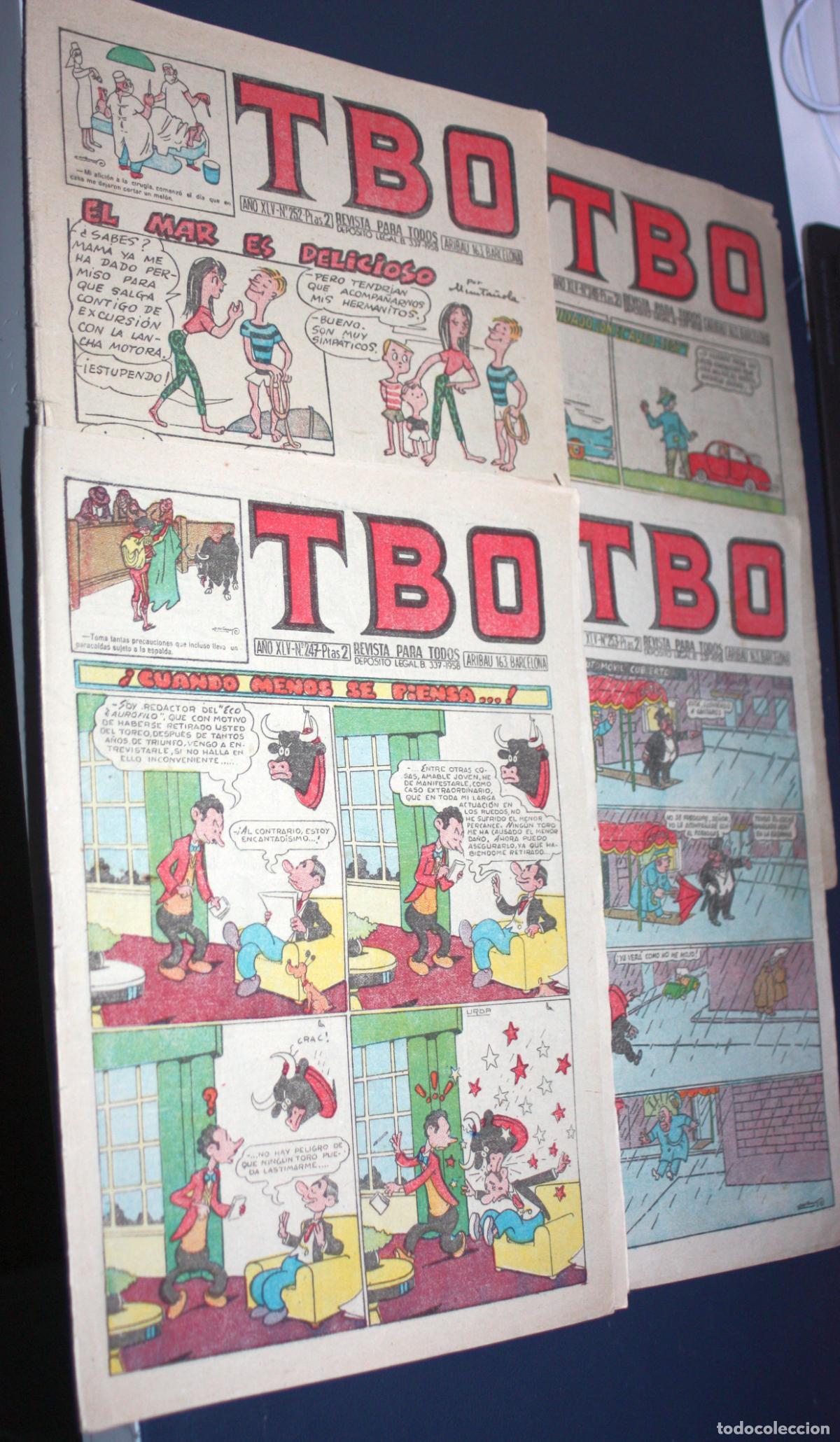 Tebeos: revista TBO , N&ordm;s 246, 247, 252 y 253. - Foto 1