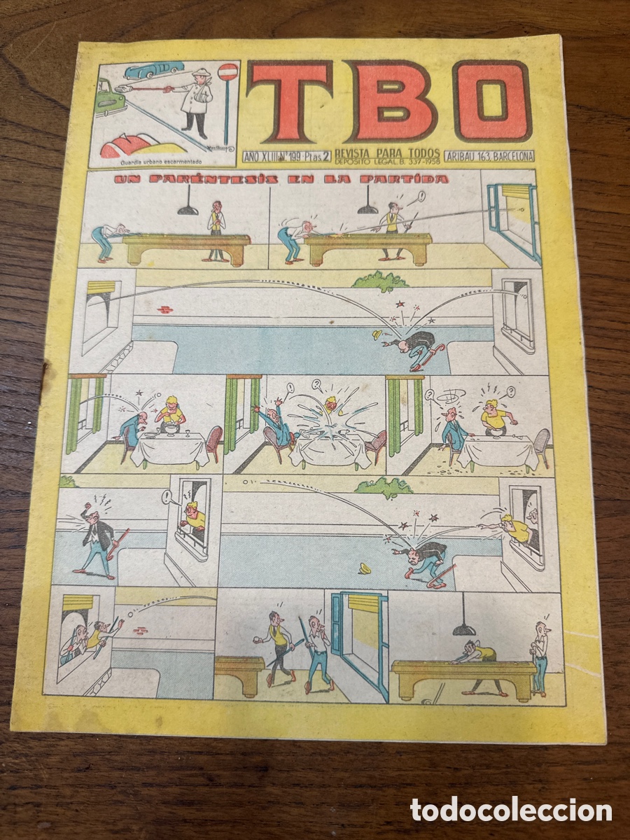 Tebeos: TBO N&ordm; 199 - UN PAR&Eacute;NTESIS EN LA PARTIDA - Foto 1
