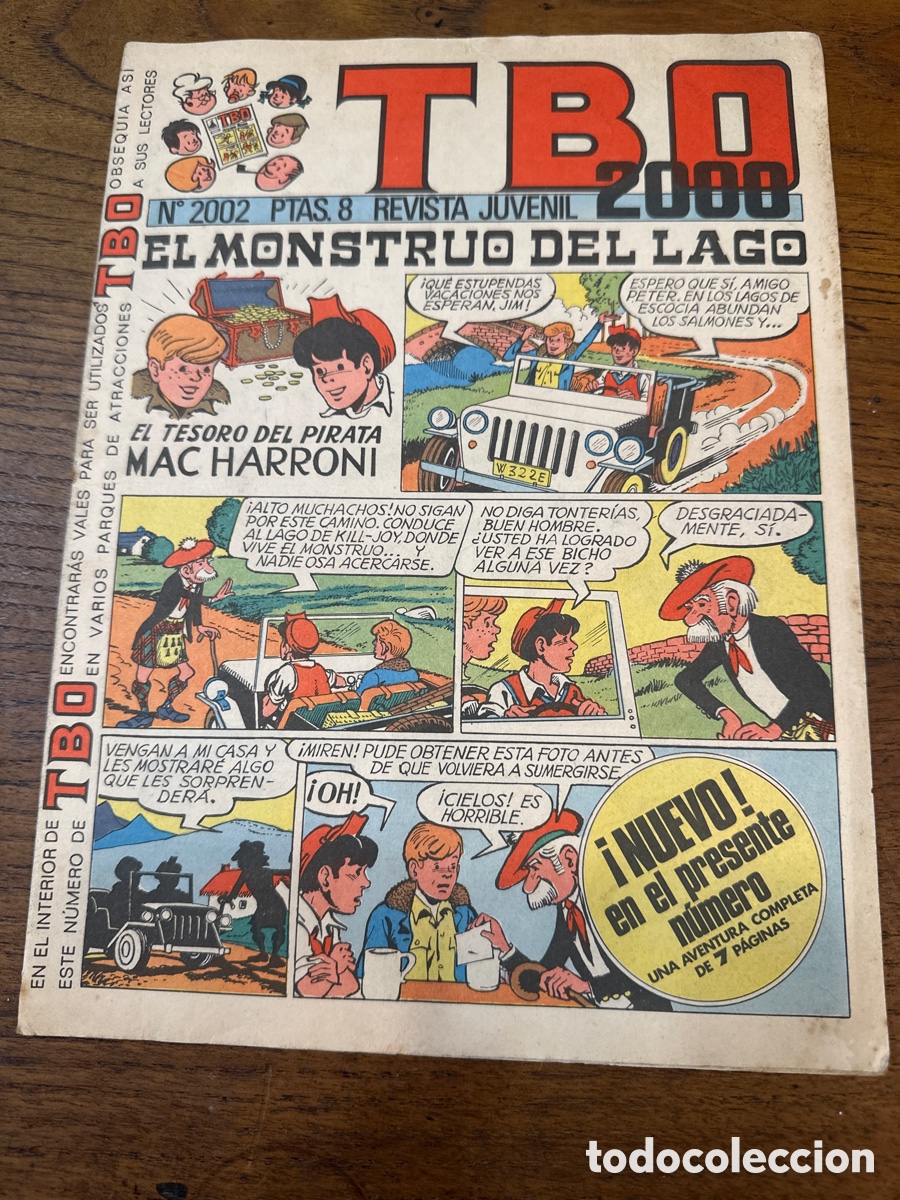 Tebeos: TBO 2000 - N&ordm; 2002 - EL MONSTRUO DEL LAGO - Foto 1