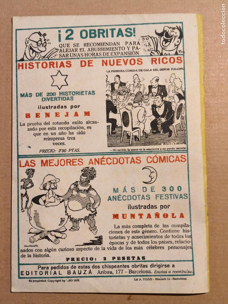 Tebeos: BENEJAM URDA CASTANYS MORENO 6 EJEMPLARES T B O - Foto 5