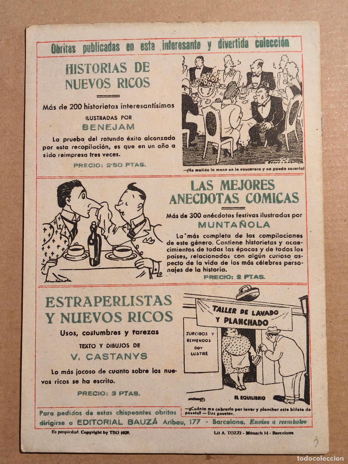 Tebeos: BENEJAM URDA CASTANYS MORENO 6 EJEMPLARES T B O - Foto 19