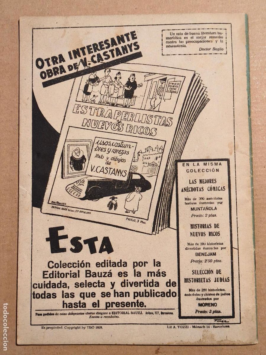 Tebeos: BENEJAM URDA CASTANYS MORENO 6 EJEMPLARES T B O - Foto 23