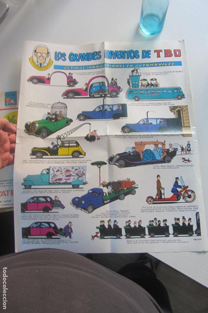 Tebeos: POSTER LOS GRANDES INVENTOS DEL TBO,DE SABATES,EDICIONES B ARX20