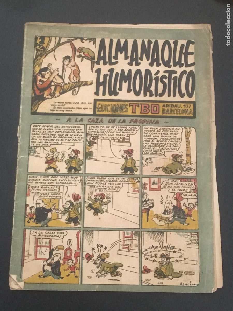 Tebeos: TBO alamanaque humoristico a la caza de la propina tebeo original antiguo