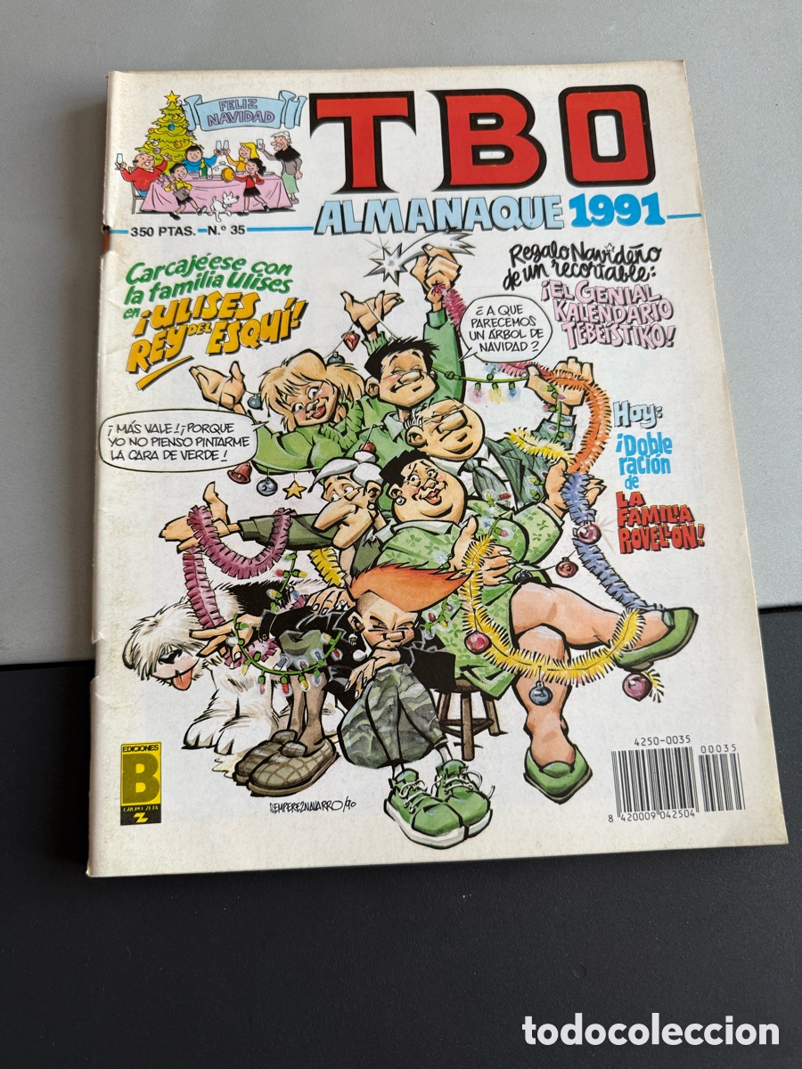 Tebeos: TBO. Ediciones B. N 35. Almanaque 1991 - Foto 1
