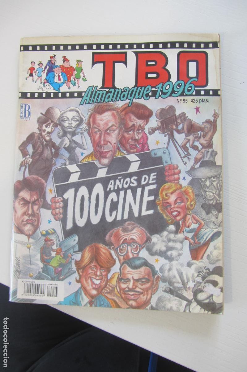 Tebeos: TBO N&ordm; 95 ALMANAQUE 1996. 100 A&Ntilde;OS DE CINE. EDICIONES B arx40