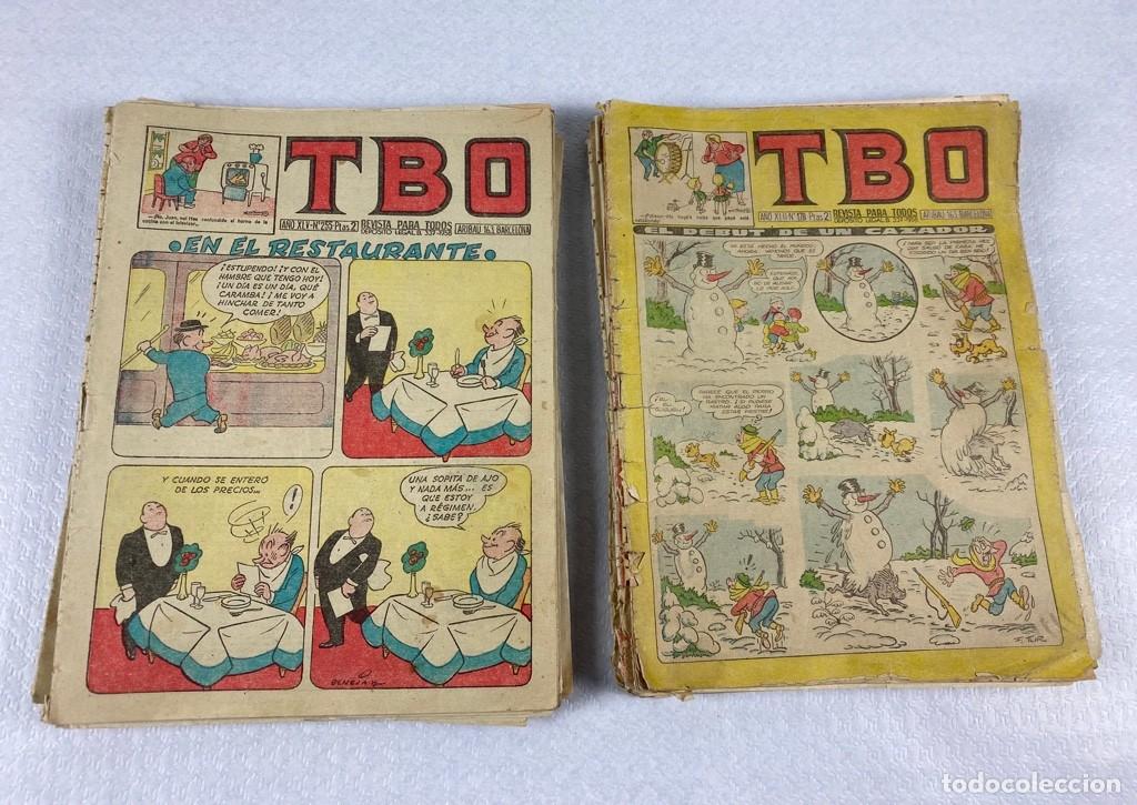 Tebeos: TBO hacia 1960 38 unidades originales en buen estado