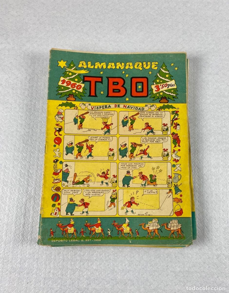 Tebeos: TBO hacia 1960 15 unidades originales en buen estado de n&uacute;meros especiales y Almanaques.
