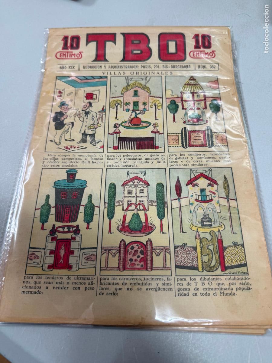 BDs: TBO EDITORIAL BUIGAS NUMERO 952