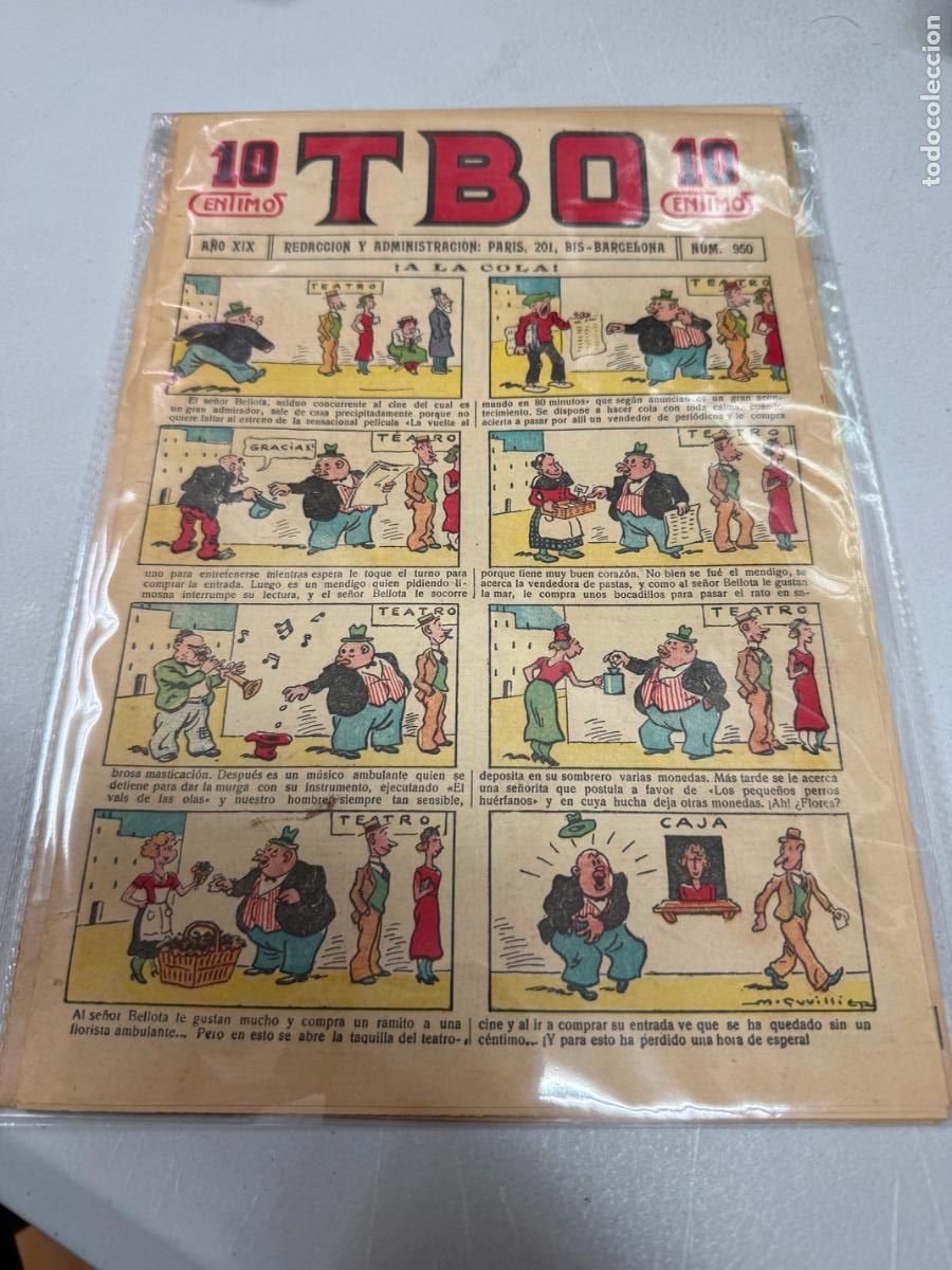 BDs: TBO EDITORIAL BUIGAS NUMERO 950