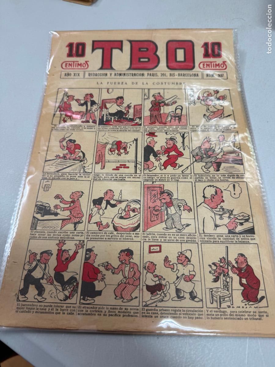 BDs: TBO EDITORIAL BUIGAS NUMERO 937