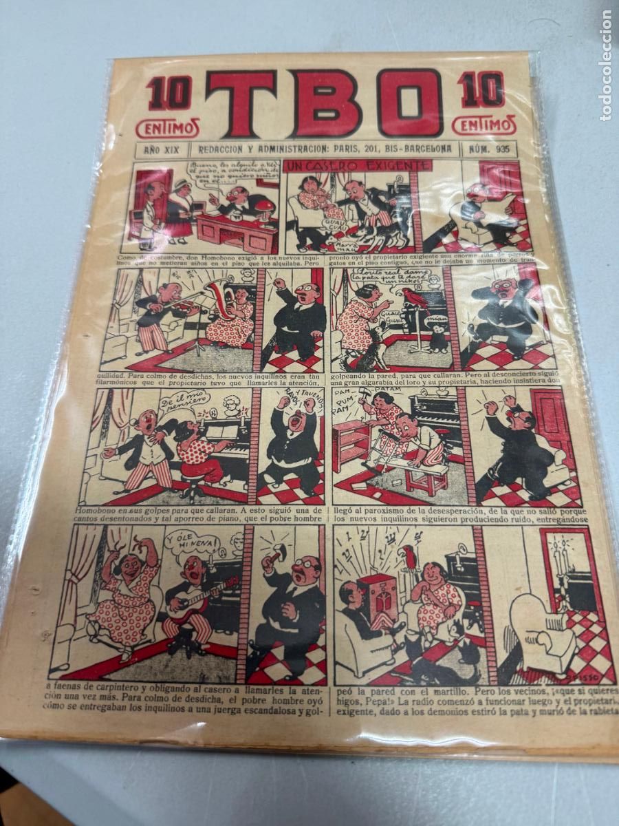 BDs: TBO EDITORIAL BUIGAS NUMERO 935