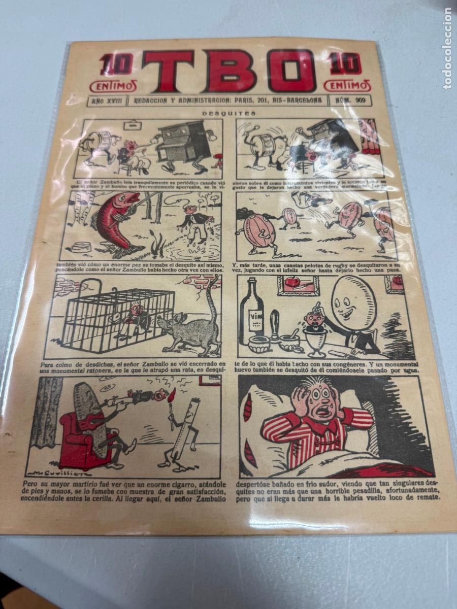 Tebeos: TBO EDITORIAL BUIGAS NUMERO 909