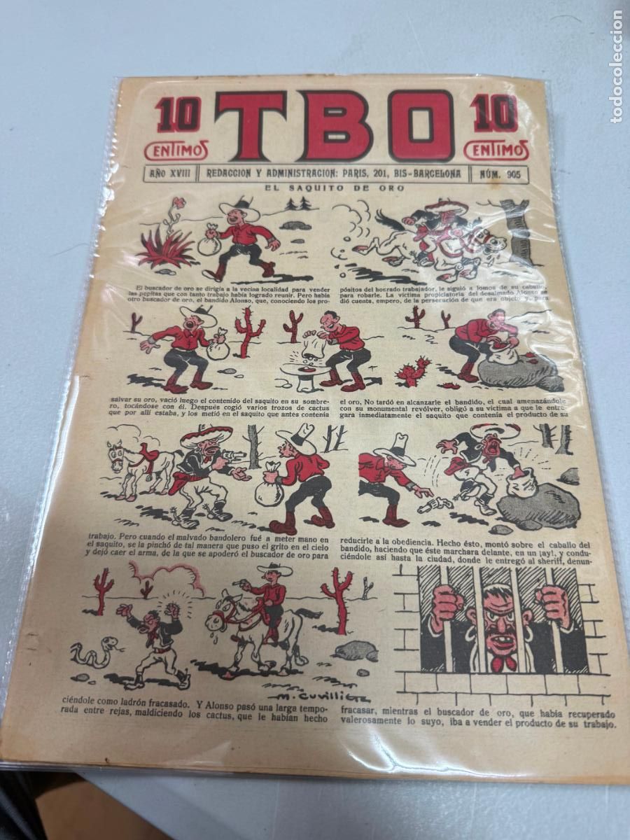Tebeos: TBO EDITORIAL BUIGAS NUMERO 905