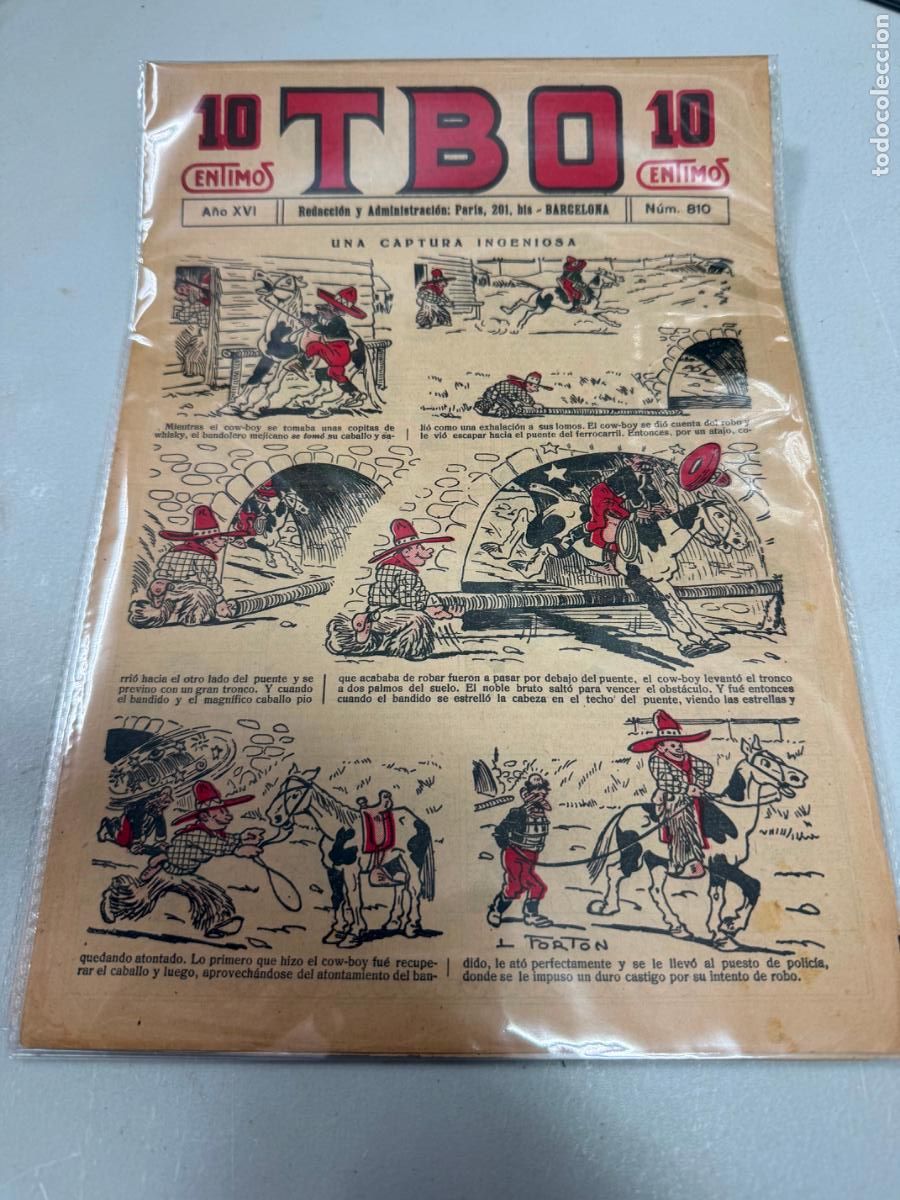 Tebeos: TBO EDITORIAL BUIGAS NUMERO 810