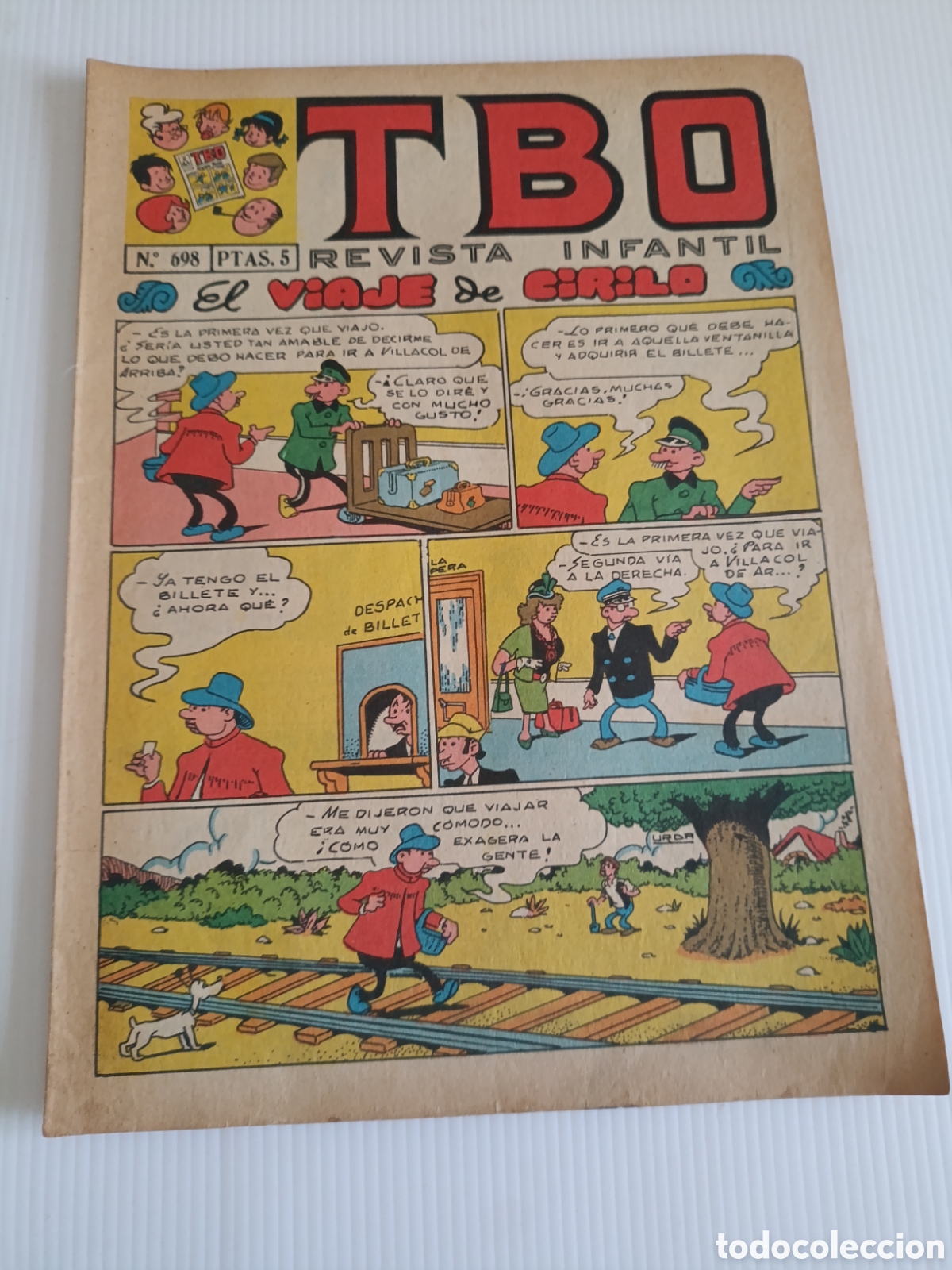 Tebeos: Revista TBO N&uacute;mero 698