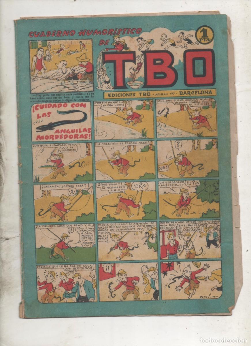 Tebeos: TBO CUADERNO HUMORISTICO . CUIDADO CON LAS ANGUILAS MORDEDORAS .A&Ntilde;OS 40 . - P