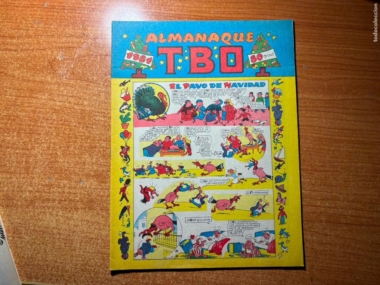 Tebeos: TBO ALMANAQUE PARA 1981 EDITORIAL BUIGAS CONTIENE RECORTABLE BELEN