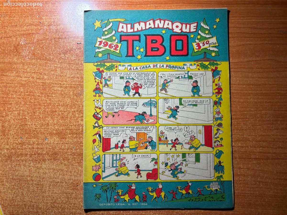 Tebeos: TBO ALMANAQUE PARA 1962 EDITORIAL BUIGAS CONTIENE RECORTABLE BELEN