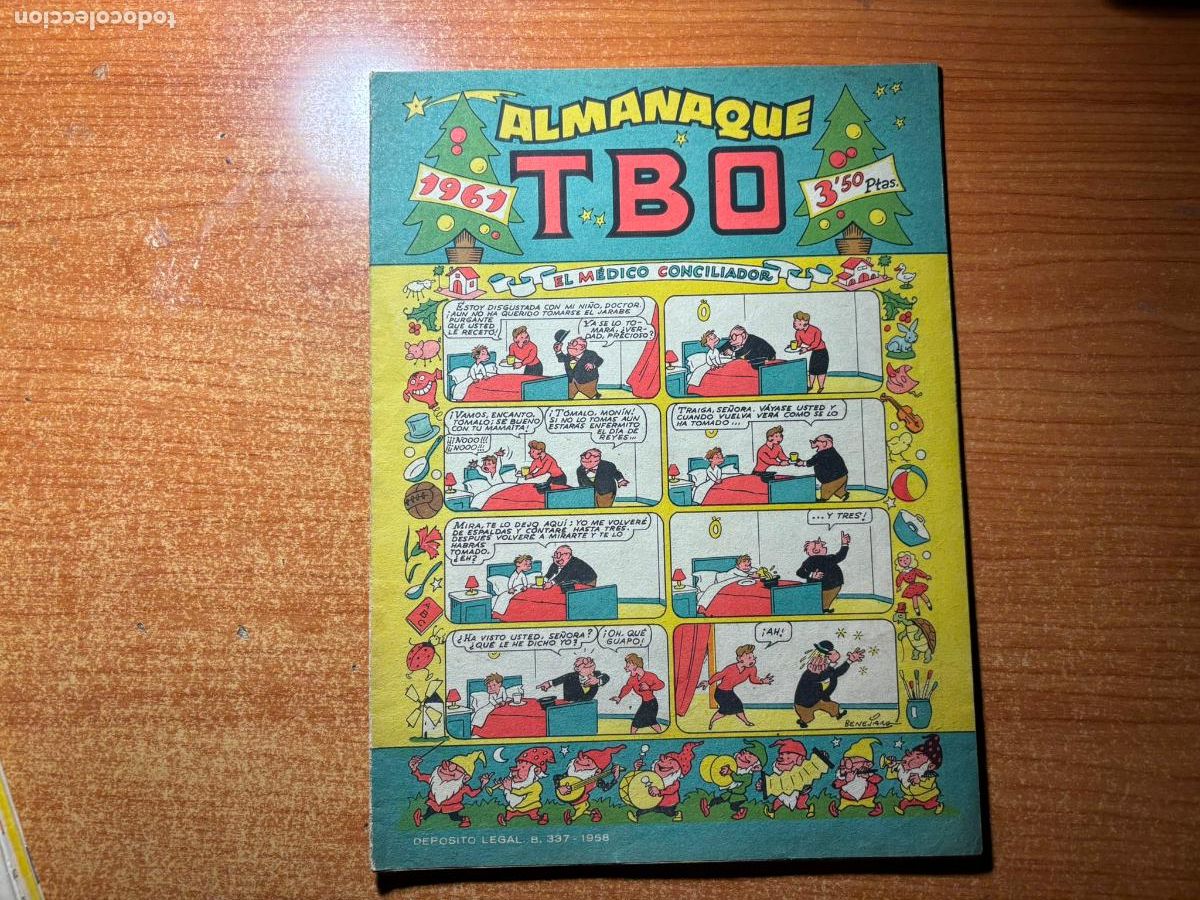Tebeos: TBO ALMANAQUE PARA 1961 EDITORIAL BUIGAS CONTIENE RECORTABLE BELEN